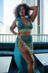 Turquoise Lotus Jasmine Set