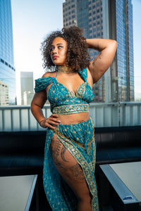 Turquoise Lotus Jasmine Set