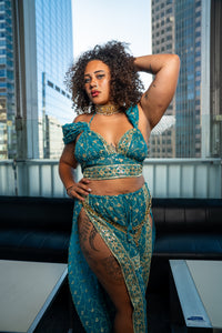 Turquoise Lotus Jasmine Set