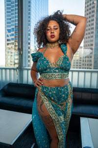 Turquoise Lotus Jasmine Set