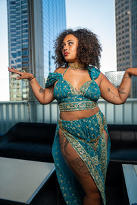 Turquoise Lotus Jasmine Set