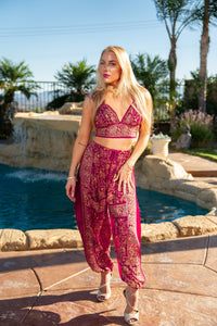 Fuscia Blossom Jasmine Set