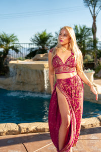 Fuscia Blossom Jasmine Set