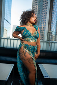 Turquoise Lotus Jasmine Set
