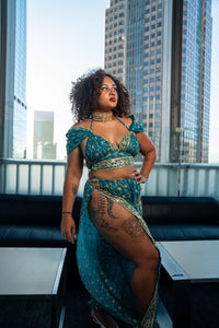 Turquoise Lotus Jasmine Set