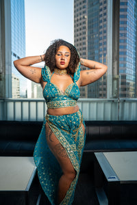 Turquoise Lotus Jasmine Set