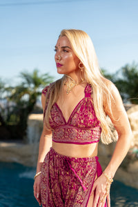 Fuscia Blossom Jasmine Set