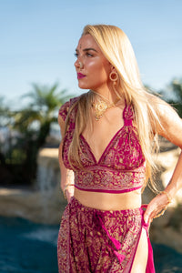 Fuscia Blossom Jasmine Set