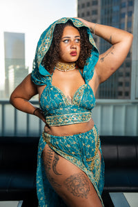 Turquoise Lotus Jasmine Set