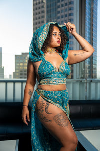 Turquoise Lotus Jasmine Set