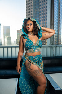 Turquoise Lotus Jasmine Set