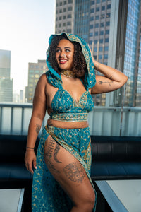 Turquoise Lotus Jasmine Set