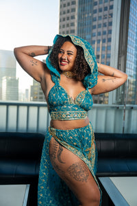 Turquoise Lotus Jasmine Set