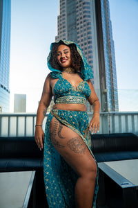 Turquoise Lotus Jasmine Set