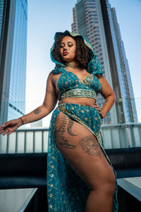 Turquoise Lotus Jasmine Set