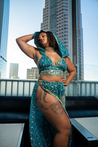 Turquoise Lotus Jasmine Set