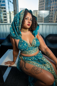 Turquoise Lotus Jasmine Set