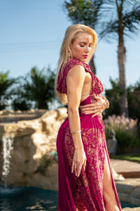 Fuscia Blossom Jasmine Set