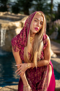 Fuscia Blossom Jasmine Set