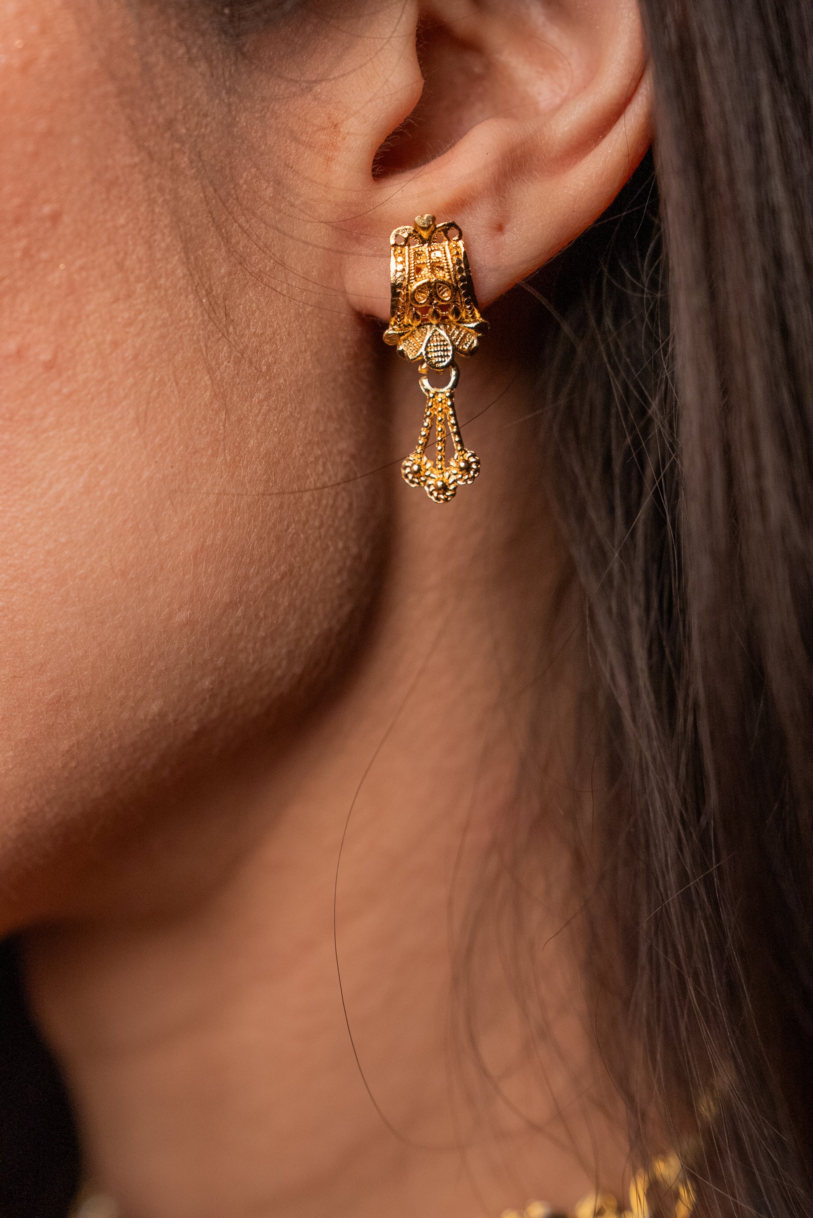 Golden Cuff Earrings