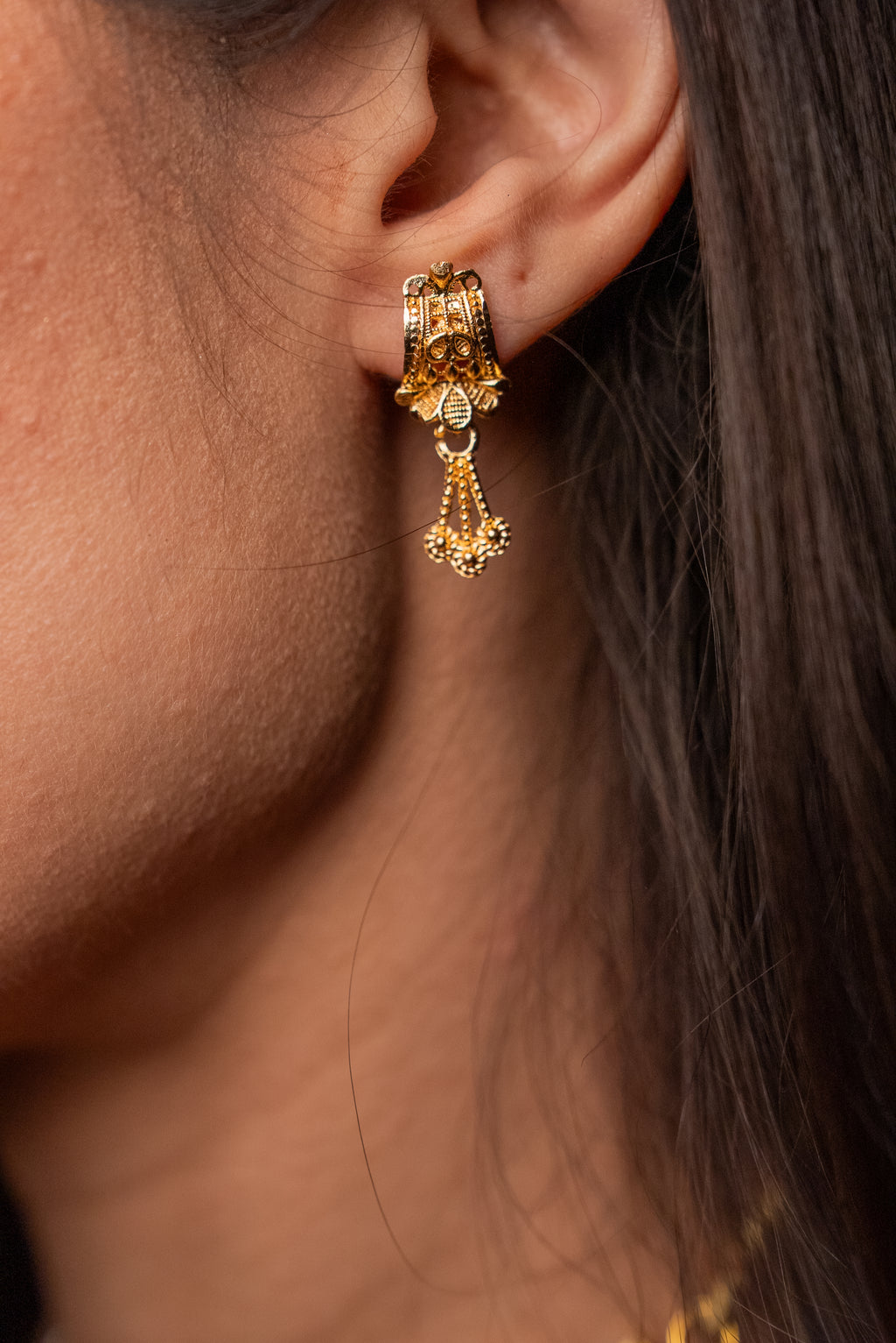 Golden Cuff Earrings