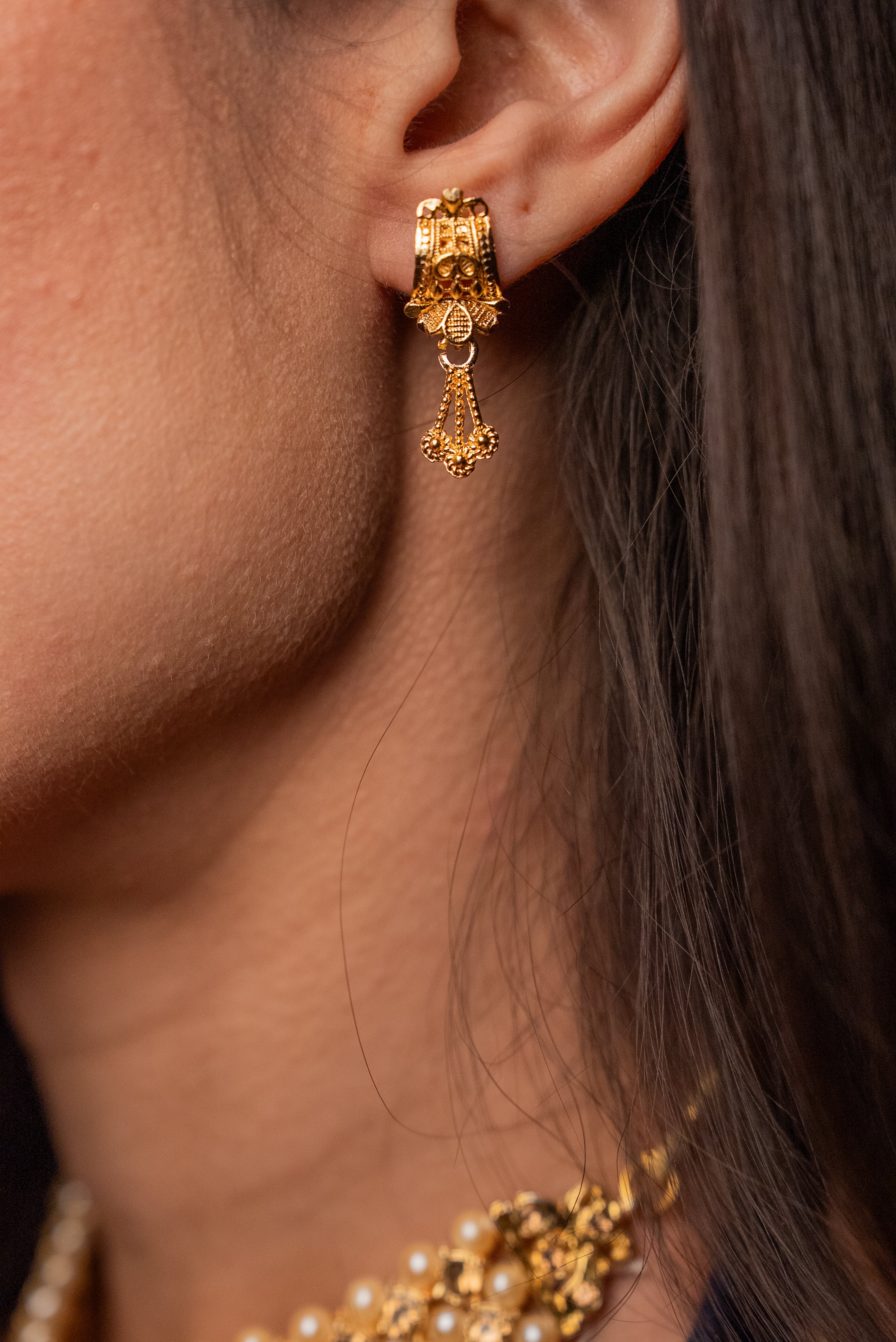 Golden Cuff Earrings
