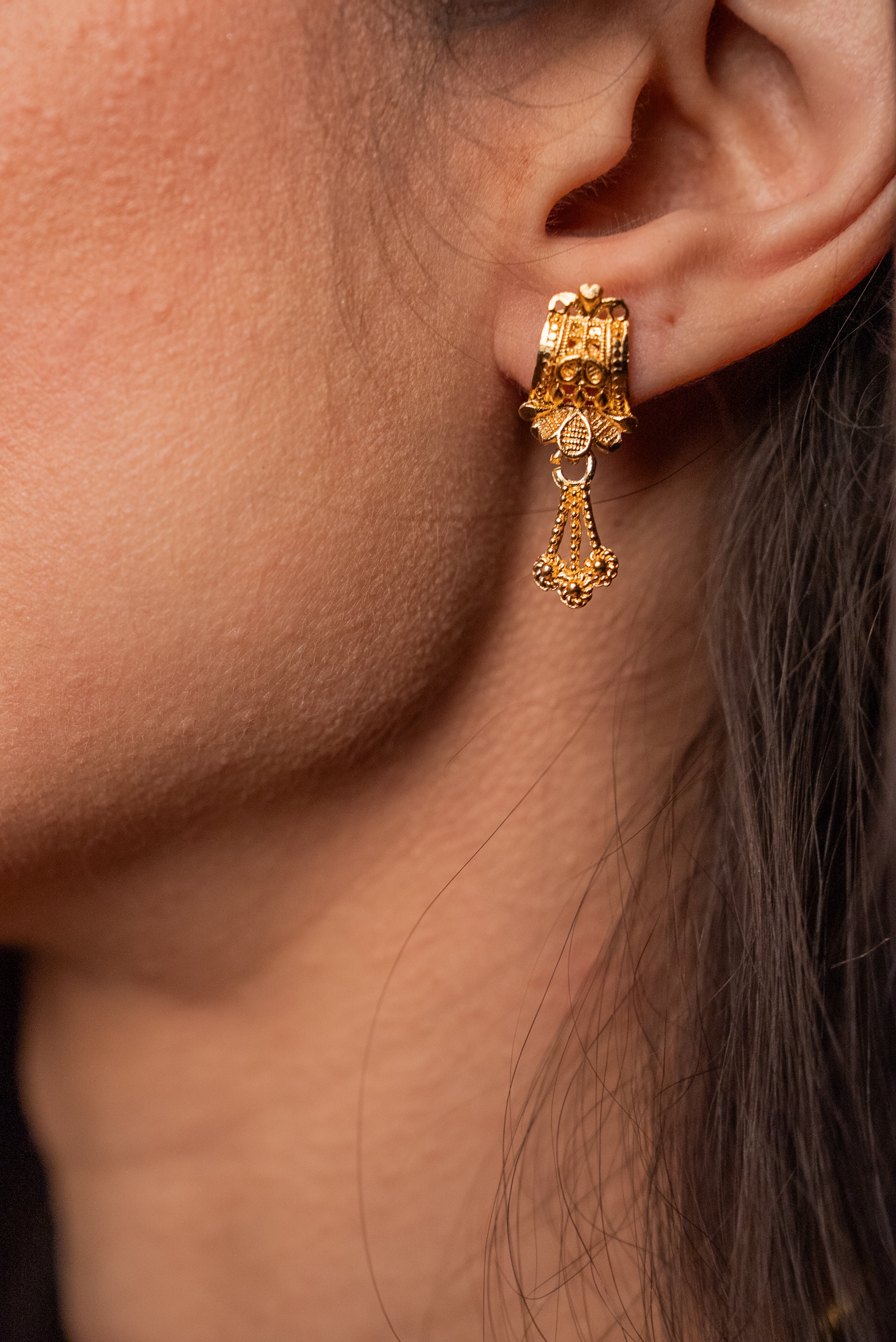 Golden Cuff Earrings