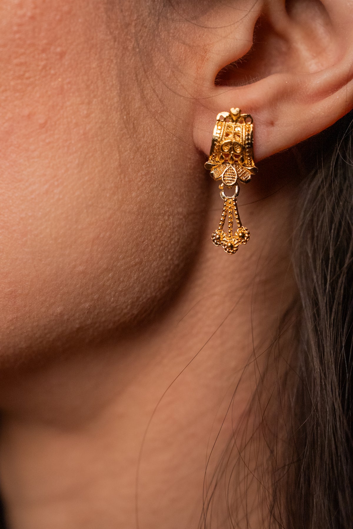 Golden Cuff Earrings