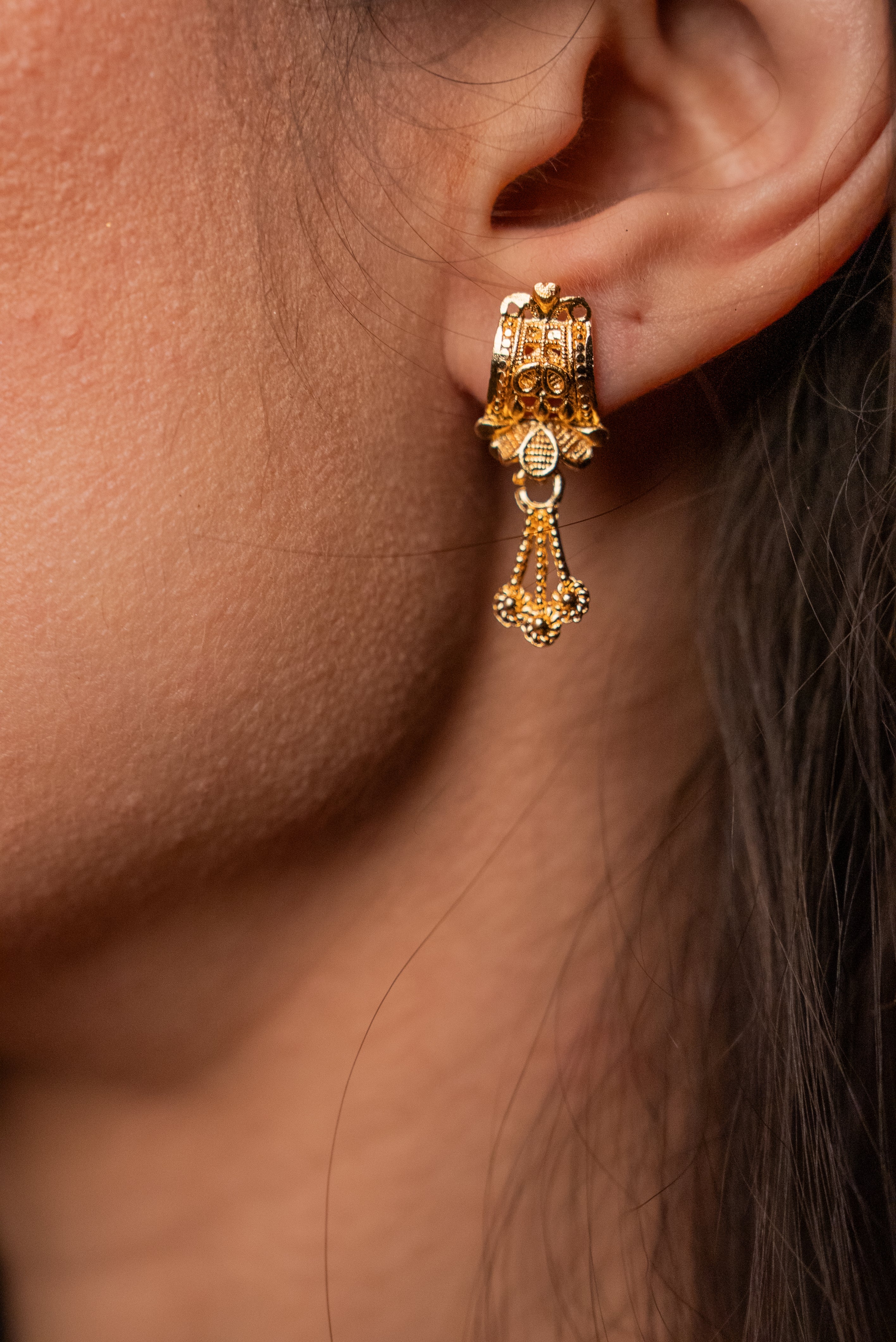 Golden Cuff Earrings