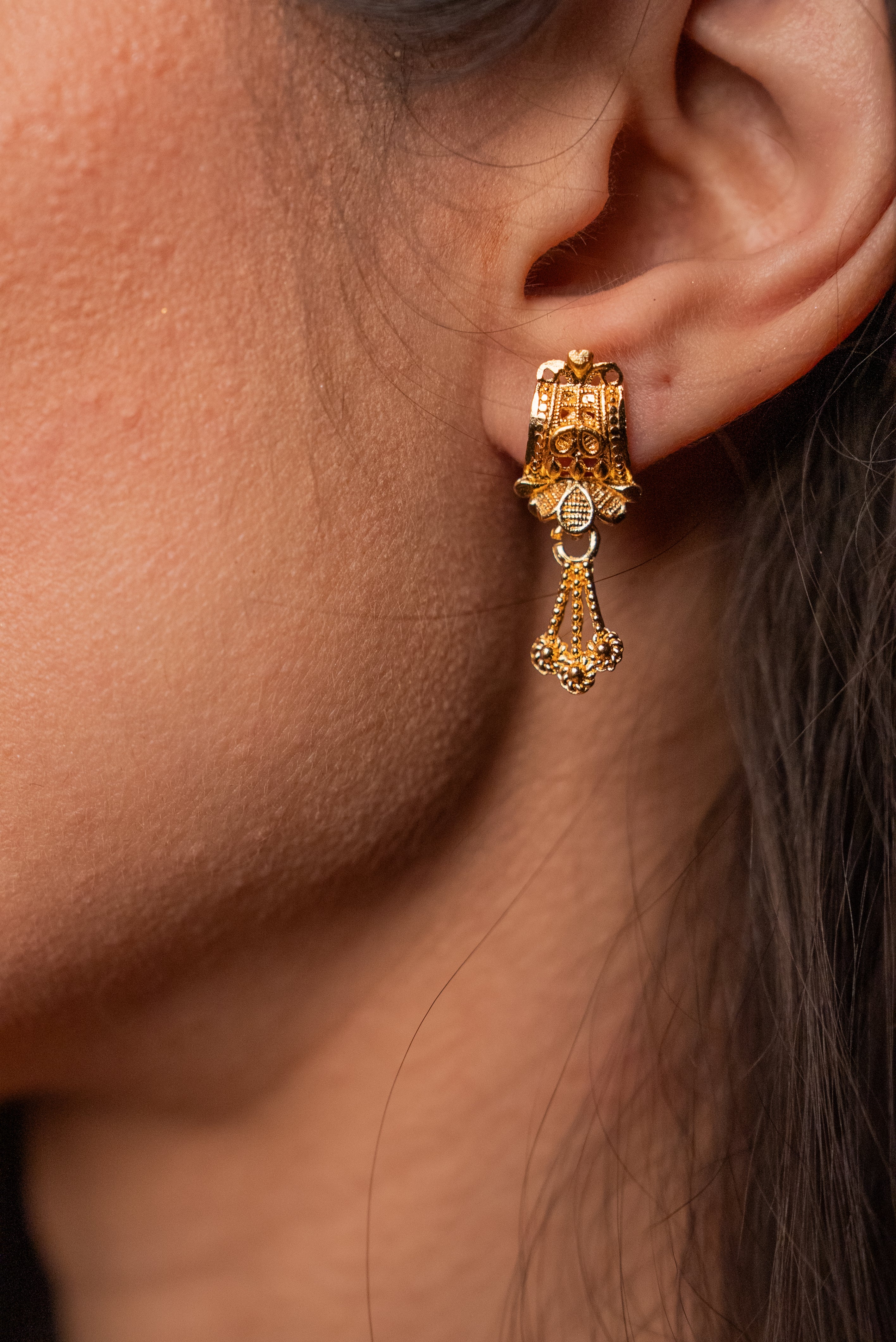 Golden Cuff Earrings