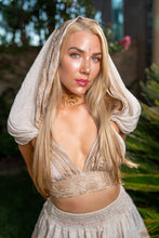 Load image into Gallery viewer, White Lotus Mini Skirt Set
