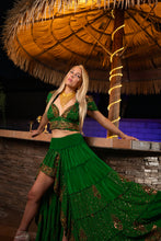 Load image into Gallery viewer, Forest Gold Bollywood Set
