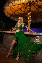 Load image into Gallery viewer, Forest Gold Bollywood Set
