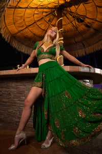 Forest Gold Bollywood Set