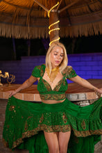 Load image into Gallery viewer, Forest Gold Bollywood Set
