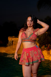 Pink Fantasy Mini Skirt Set