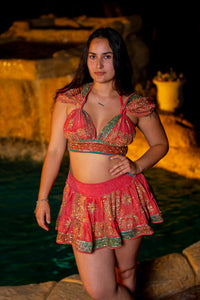 Pink Fantasy Mini Skirt Set