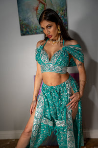 Icy Turquoise Jasmine Set
