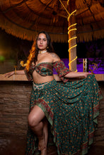 Load image into Gallery viewer, Emerald Dragon Bollywood Set
