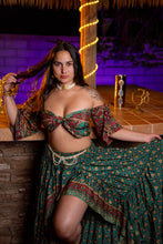 Load image into Gallery viewer, Emerald Dragon Bollywood Set
