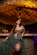Load image into Gallery viewer, Emerald Dragon Bollywood Set
