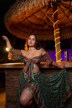 Load image into Gallery viewer, Emerald Dragon Bollywood Set
