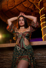 Load image into Gallery viewer, Emerald Dragon Bollywood Set
