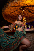 Load image into Gallery viewer, Emerald Dragon Bollywood Set
