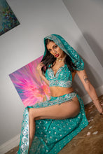 Load image into Gallery viewer, Icy Turquoise Jasmine Set
