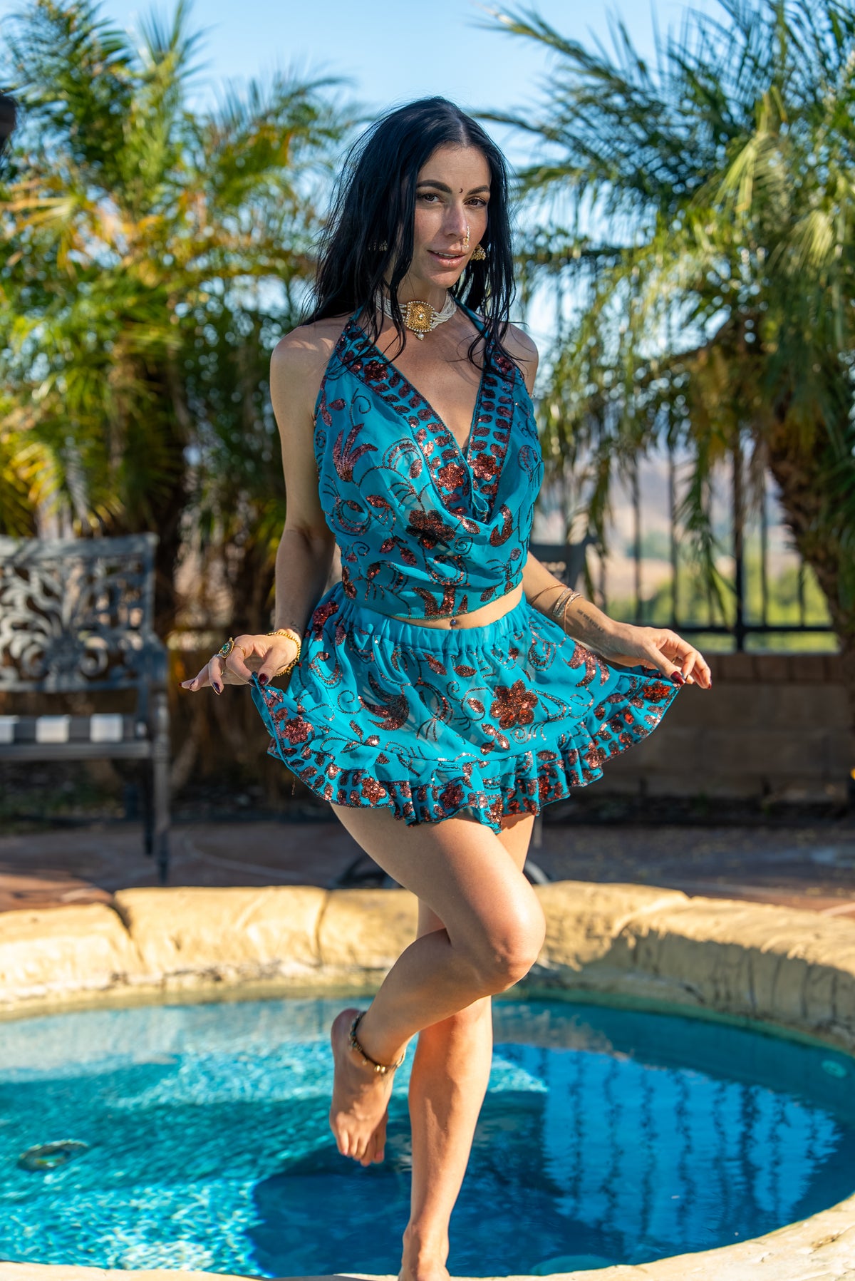 Lalita Mini Gehr Skirt Set