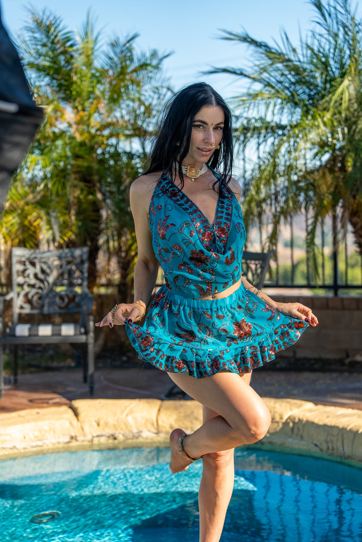 Lalita Mini Gehr Skirt Set