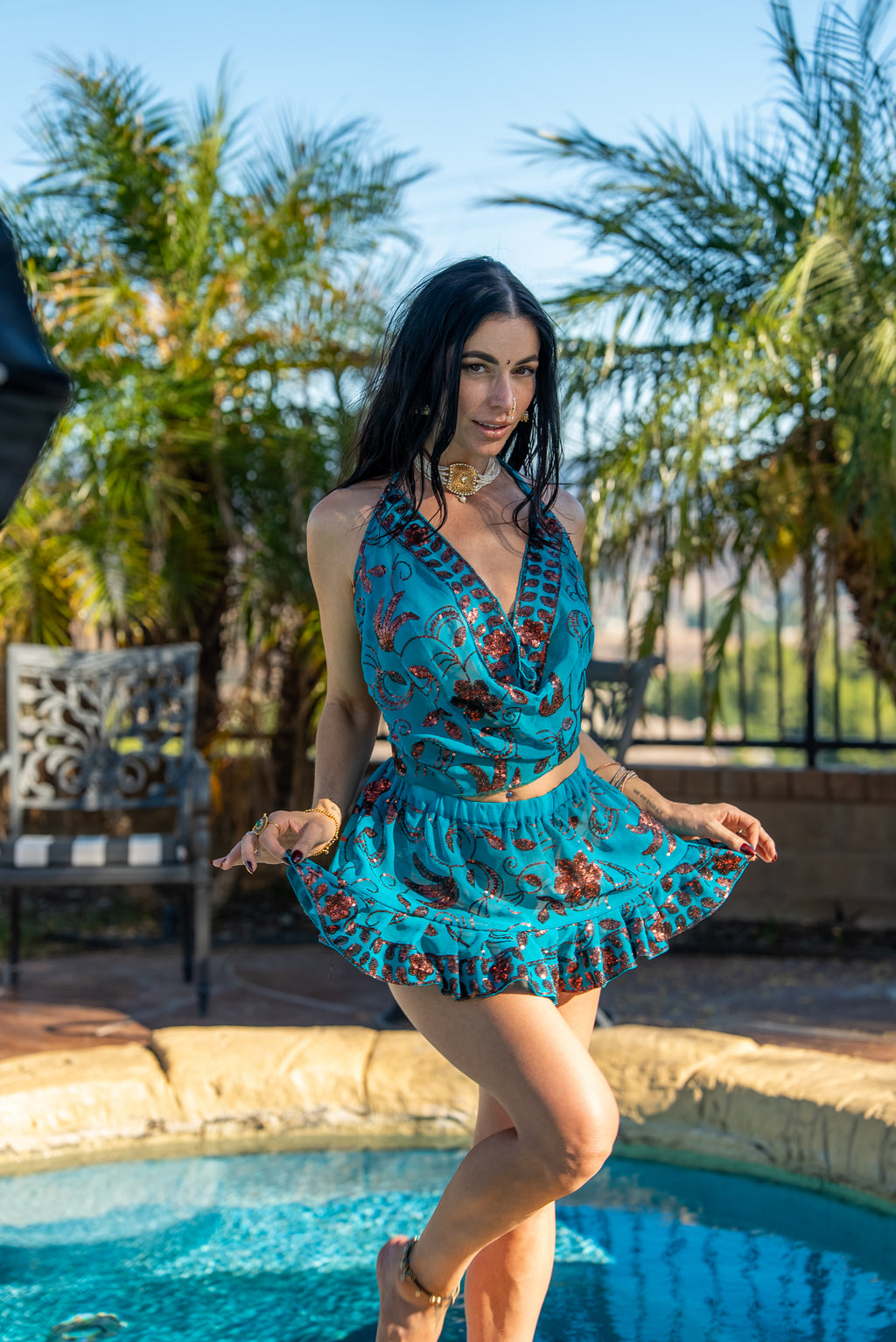 Lalita Mini Gehr Skirt Set