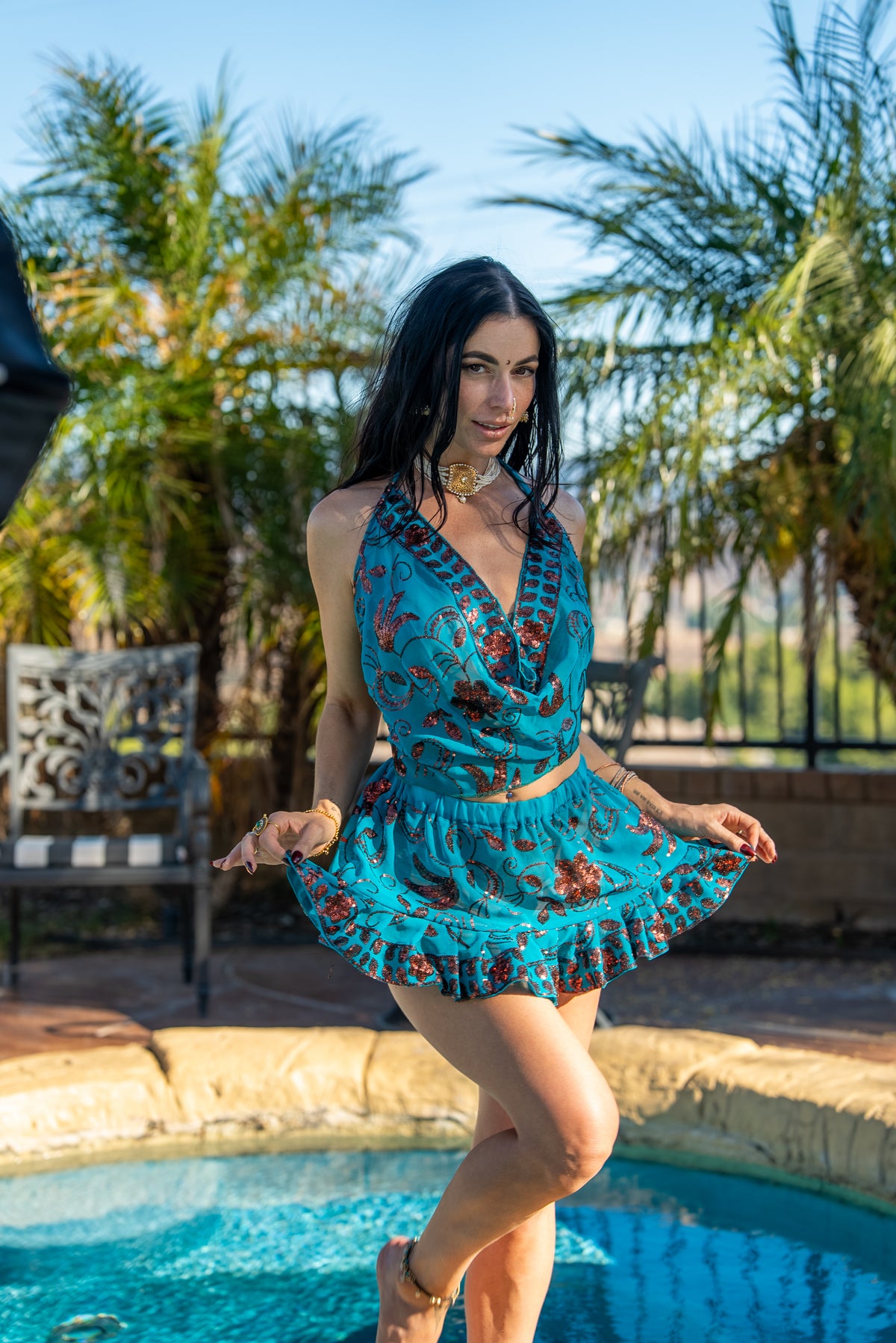 Lalita Mini Gehr Skirt Set