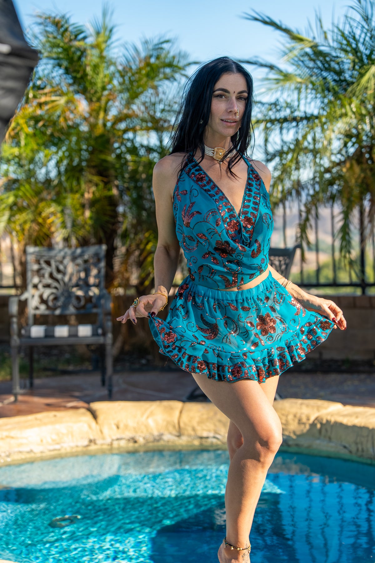 Lalita Mini Gehr Skirt Set